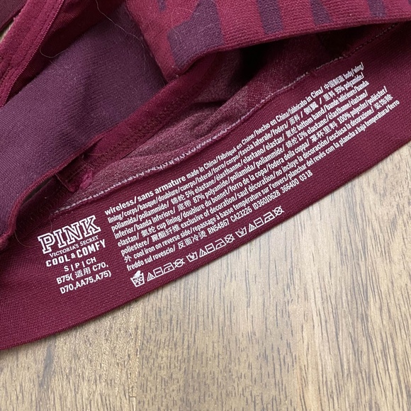 Wireless Lightly Lined Bra, Victoria's Secret PINK, Small - Picture 7 of 7